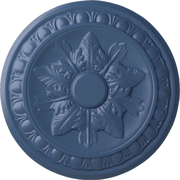 Ekena Millwork Exeter Ceiling Medallion (Fits Canopies up to 3 1/8"), Hand-Painted Americana, 17 3/4"OD x 1 1/8"P CM17EXAMF - main